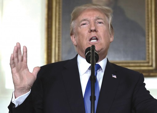 Ông Trump giáng đòn mạnh

vào thỏa thuận hạt nhân Iran