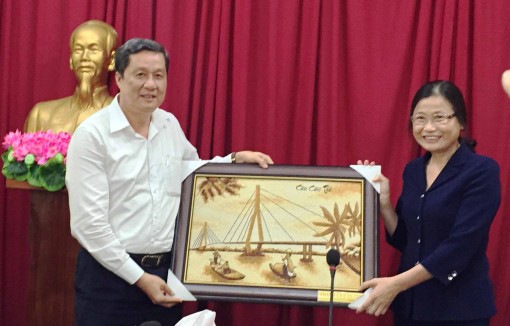 Lãnh đạo thành phố tiếp đoàn cán bộ tỉnh Quảng Ninh