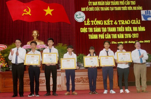 39 giải pháp, sản phẩm đạt giải cuộc thi sáng tạo thanh thiếu niên, nhi đồng TP Cần Thơ
