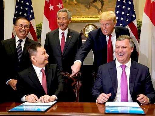 Mỹ-Singapore tăng cường hợp tác