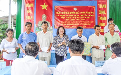 Các khu dân cư tổ chức “Ngày hội Đại đoàn kết toàn dân tộc”