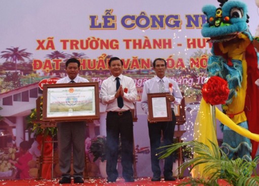 Ra mắt xã văn hóa nông thôn mới Trường Thành