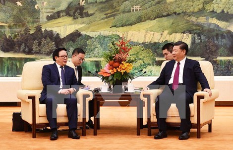 Tổng Bí thư Đảng Cộng sản Trung Quốc Tập Cận Bình tiếp Đặc phái viên của Tổng Bí thư Nguyễn Phú Trọng