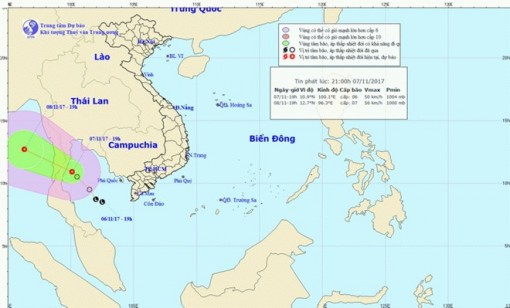 Chủ động ứng phó với áp thấp nhiệt đới, gió mạnh trên biển