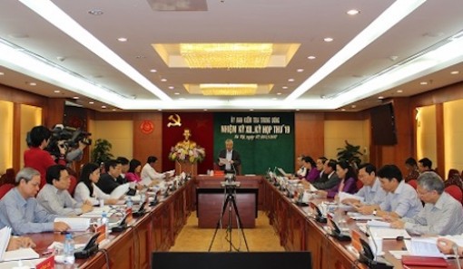 Ủy ban Kiểm tra Trung ương thông báo nhiều kết luận quan trọng