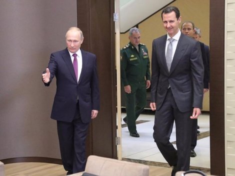 Tổng thống Nga và Syria hội đàm
