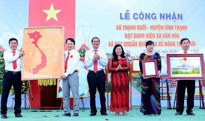 Cả nước đã có 2.815 xã đạt chuẩn

nông thôn mới