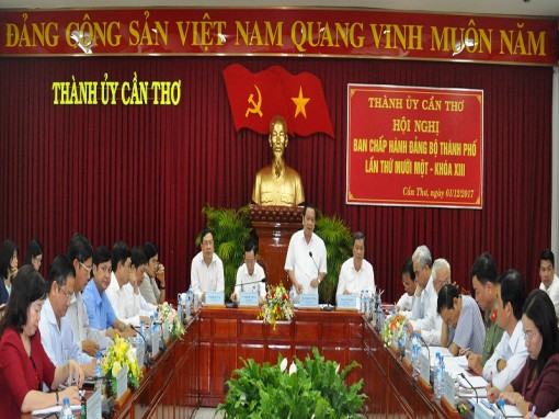 Hội nghị Ban Chấp hành Đảng bộ thành phố lần thứ 11