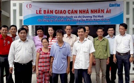 Báo Cần Thơ bàn giao Căn nhà nhân ái tại xã Mỹ Khánh