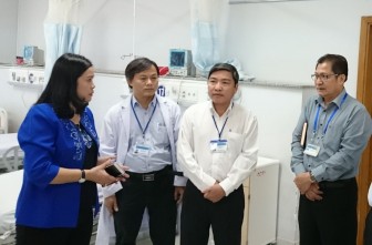 Sở Y tế kiểm tra các bệnh viện chuẩn bị ứng phó với bão