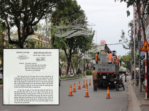 TP Cần Thơ: Huy động lực lượng hỗ trợ người dân chằng chống nhà cửa