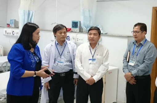 Sở Y tế kiểm tra các bệnh viện chuẩn bị ứng phó với bão