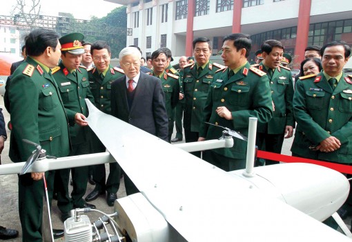 Tổng Bí thư Nguyễn Phú Trọng dự và phát biểu chỉ đạo tại Hội nghị Quân chính toàn quân