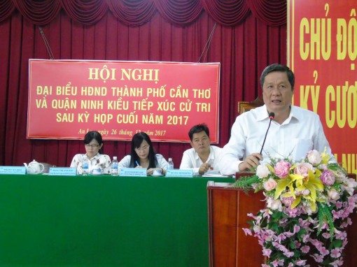 Cử tri kiến nghị nhiều vấn đề bức xúc