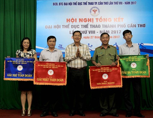 Bế mạc và tổng kết Đại hội TDTT TP Cần Thơ lần VIII-2017