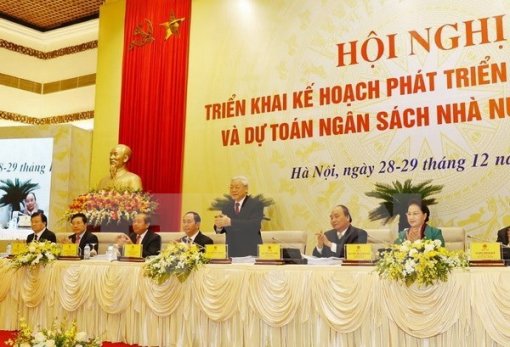 Tổng Bí thư Nguyễn Phú Trọng dự Hội nghị trực tuyến giữa Chính phủ với các địa phương
