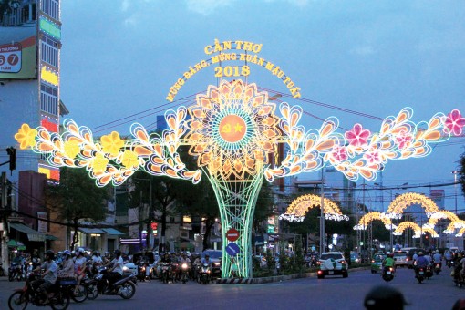 Vẻ đẹp Đường đèn nghệ thuật Cần Thơ 2018