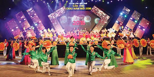 Cần Thơ chào năm mới 2018