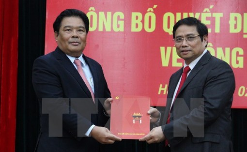 Đồng chí Sơn Minh Thắng giữ chức Bí thư Đảng ủy Khối các cơ quan Trung ương nhiệm kỳ 2015-2020