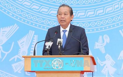 Phó Thủ tướng Thường trực Chính phủ Trương Hòa Bình phát động ra quân Năm An toàn giao thông 2018