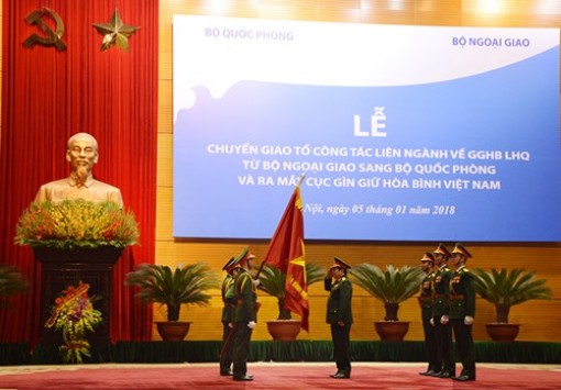 Chuyển giao Tổ công tác liên ngành về gìn giữ hòa bình Liên Hợp quốc sang Bộ Quốc phòng