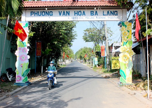 Đô thị Cái Răng ngày càng sáng-xanh-sạch-đẹp!