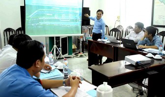 Tổ chức phân luồng, đảm bảo an toàn giao thông    khi thi công cầu Quang Trung đơn nguyên 2