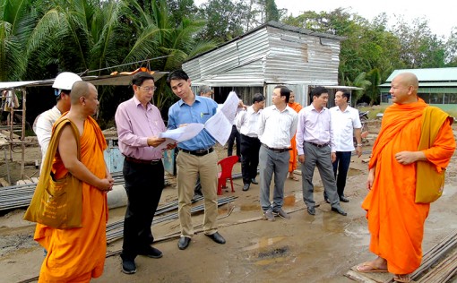 Kiểm tra tiến độ xây dựng Học viện Phật giáo Nam tông Khmer

và Trung tâm Huấn luyện thể thao quốc gia