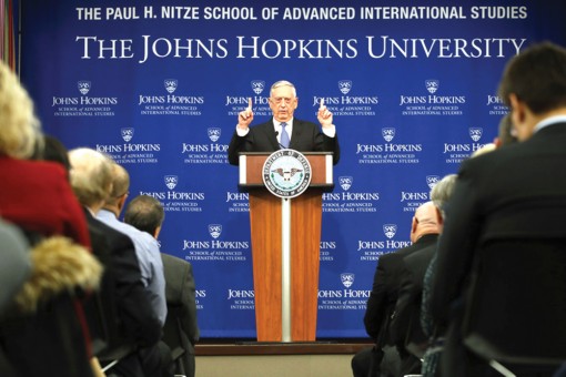 Mỹ thay đổi trọng tâm chiến lược quốc phòng