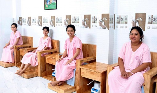 Xông hơi an toàn cho sản phụ