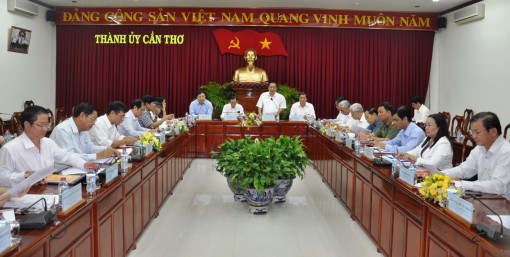 Ban Thường vụ Thành ủy Cần Thơ kiểm điểm trách nhiệm lãnh đạo, chỉ đạo năm 2017