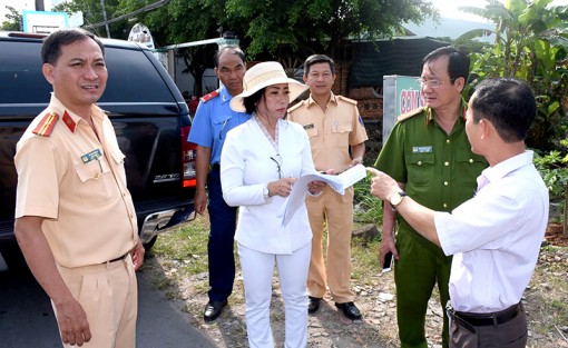 Kiểm tra, rà soát những điểm mất an toàn giao thông trên tuyến quốc lộ 91