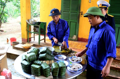 Xuân về trên đảo tiền tiêu