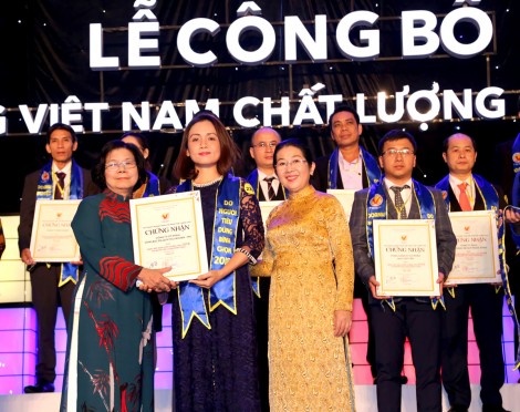 PNJ đạt chứng nhận Hàng Việt Nam chất lượng cao 2018