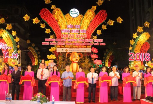Khai mạc Đường hoa Xuân Mậu Tuất 2018