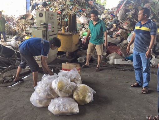 Tiêu hủy gần 218 kg mì sợi có chứa hàn the