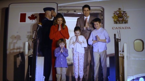 Thủ tướng Canada Justin Trudeau bắt đầu chuyến thăm Ấn Độ