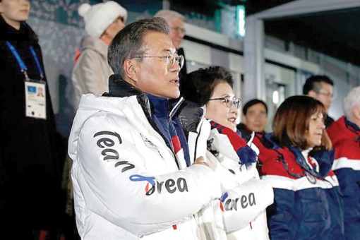 Tỷ lệ ủng hộ Tổng thống Hàn Quốc tăng nhờ Olympic