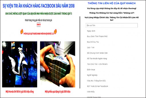 Tin nhắn lừa đảo tri ân khách hàng bùng phát trở lại
