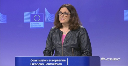 EU đáp trả chính sách tăng thuế nhập khẩu của Mỹ