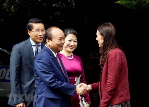 Thủ tướng Chính phủ Nguyễn Xuân Phúc hội đàm với Thủ tướng New Zealand Jacinda Ardern