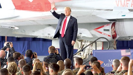 Ông Trump muốn lập

“lực lượng không gian”