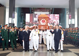 Cử hành trọng thể Lễ truy điệu và an táng nguyên Thủ tướng Phan Văn Khải