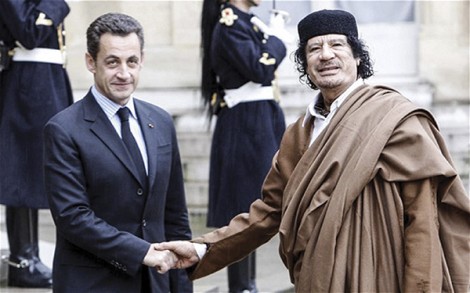 Con trai Gaddafi “tố” ông Sarkozy