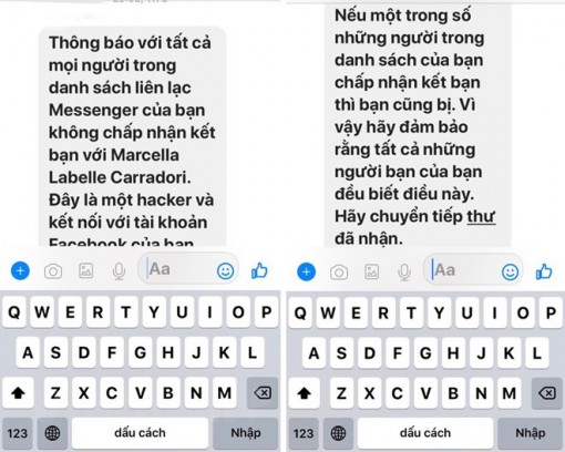 Cảnh giác với tin nhắn "cảnh báo hacker" lan truyền trên Facebook