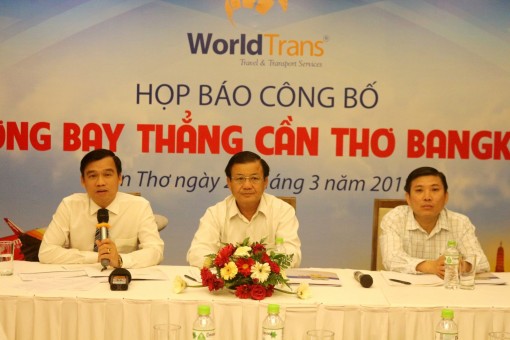 Tái khởi động đường bay thẳng Cần Thơ - Bangkok