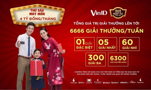 [QC] 100 tỷ đồng tri ân chủ thẻ VinID trong "365 ngày vui"