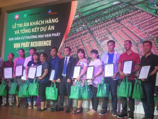LinkHouse tri ân khách hàng và tổng kết dự án khu dân cư thương mại Vạn Phát