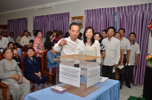 Cộng đồng Việt kiều tại Campuchia hướng về biển đảo quê hương