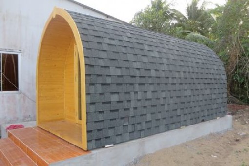 Độc đáo căn nhà gỗ "tí hon"